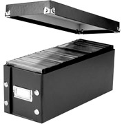 Ideastream Snap-N-Store 165 Disc Storage Box, Black