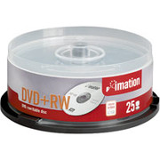 Imation 25/Pack 4.7GB DVD+RW, Spindle