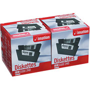 Imation 50/Pack 1.44MB Floppy Diskettes, PC Formatted