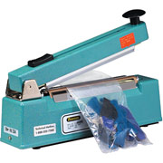 Impulse Hand Sealers w/ Cutters, 12" x 1/16"