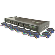 Iogear 8-Port KVM Switch w/ Cables Kit