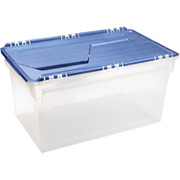 Iris 12-Gallon Tote, Blue Lid