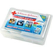 Johnson & Johnson All-Purpose First Aid Kit, 150 Items in Plastic Case with Carry Handle
