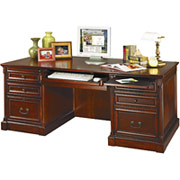 Kathy Ireland Mount View Double Pedestal Computer Desk