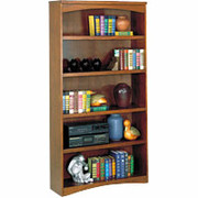 Kathy Ireland Office by Martin California Bungalow 5-Shelf Open Bookcase