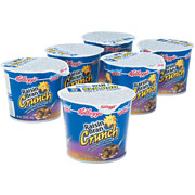 Keebler Raisin Bran Crunch Breakfast Cereal, Six 2.8 oz Serving Size Cups/Box