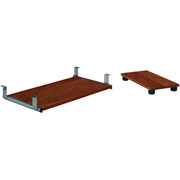 Keyboard Shelf and CPU Platform, Platinum Service, Tuscany Finish,
