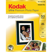 Kodak Ultra Premium Photo Paper, 8 1/2" x 11", High-Gloss, 50/Pack