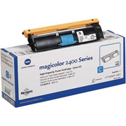 Konica Minolta 1710587-007 Cyan Toner Cartridge, High Yield