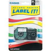 Labeling Tape, 1, Black on Clear
