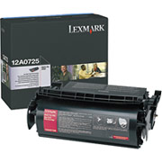 Lexmark 12A0725 Toner Cartridge, High Yield