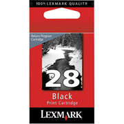 Lexmark 28 (18C1428) Return-Program Black Ink Cartridge