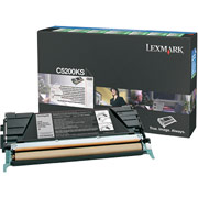 Lexmark C5200KS Return-Program Black Toner Cartridge