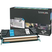 Lexmark C5240CH Cyan Return-Program Toner Cartridge, High Yield