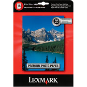 Lexmark Premium Photo Paper, 8 1/2" x 11", 15/Pack