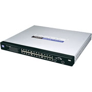 Linksys 24-Port 10/100/1000 & 2-Port Shared miniGBIC Gigabit Switch with WebView