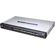 Linksys 24-Port 10/100 & 4-Port Gigabit Switch with WebView