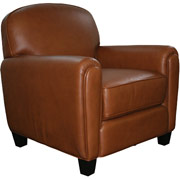 Loft Goods Cecil Collection Leather Chair, Light Brown