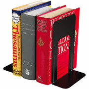 MMF Industries 9" Deluxe Bookends, Black