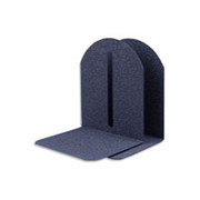 MMF Industries Fashion Bookends, 9", Black Granite