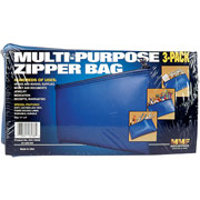 MMF Industries Multi-Purpose Zipper Bag, 3 Pack