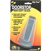 Master Caster Door Stop, Gray