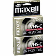 Maxell Camcorder Videocassette  30min VHS-C