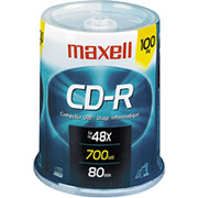 Maxell Printable Surface CD-R 700MB 100/PK Spindle