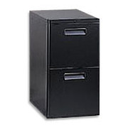 Maxon 2-Drawer Pedestal Vertical File, Charcoal