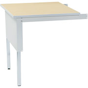 Mayline Kwik-File Mailflow-to-Go Corner Table, 30w x 30d x 29