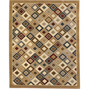 Monroe Collection 8' Round Area Rug, Multi-Color