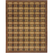 Monroe Collection 8' x 11' Area Rug, Multi-Color Ovals