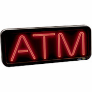 NEWON Horizontal "ATM" Sign