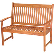 New River Classic 4' Contour Bench, Oiled Finish