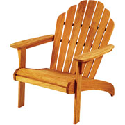 New River Forge Adirondack Chair, Oiled Finish