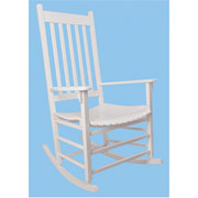 New River Value Rocker, White Finish