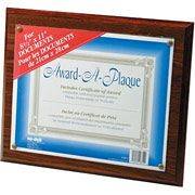 Nu-Dell Award-A-Plaques, Oak