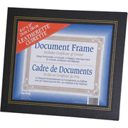Nu-Dell Leatherette Frame, Black, 8 1/2" x 11"