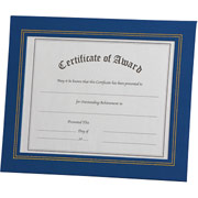 Nu-Dell Leatherette Frame, Navy Blue, 8 1/2" x 11"