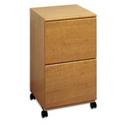 O'Sullivan Diplomat Collection 2-Drawer Mobile Vertical File, Snow Maple Finish