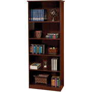O'Sullivan Rockbridge 5-Shelf Bookcase, Vogue Cherry