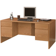 O'Sullivan Rockbridge Executive Desk, Native Oak