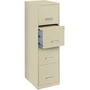 Office Designs 18" Deep High-Side  4 Drawer File Cabinet, Stone