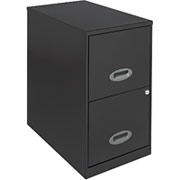 Office Designs Vertical File Cabinet, 2 Drawer, 22" Deep