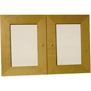 Office One Glass Doors for Bookcase or Hutch, Maple