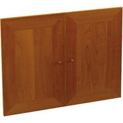 Office One Wood Doors for Bookcase, 2/Pack, Genuine Cherry