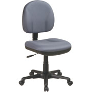 Office Star 8120 Deluxe Armless Task Chair, Grey