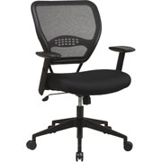 Office Star Air Grid Back Deluxe Task Chair with Mesh Seat and Back