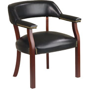 Office Star Black Traditional Guest Chair (without casters)