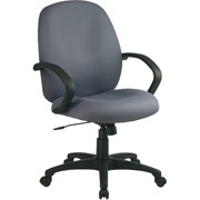 Office Star Distinctive Fabric Conference Room Chair, Gray